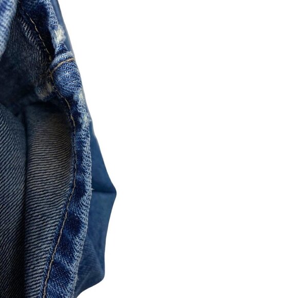 Current Elliott The Vintage Cropped Rehan Blue Medium Wash Slim Denim Jeans 30 - Picture 10 of 16